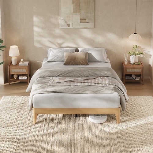 4ft 6in double - solid, wooden