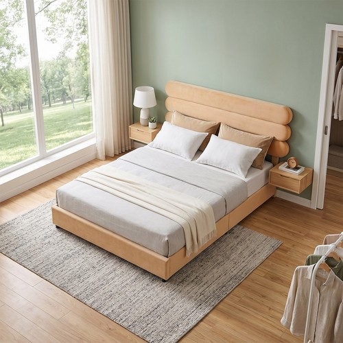 Double wooden slats - double, platform