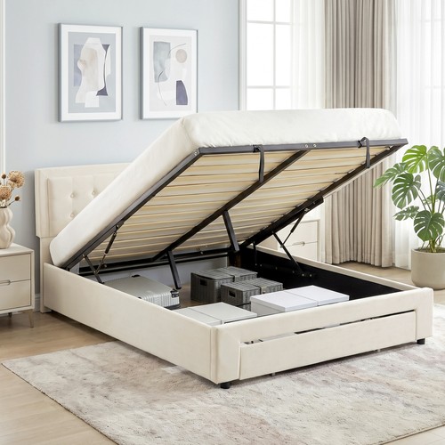 Homcom 4ft6 double bed - 4ft6,