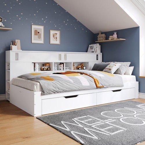 4ft6 double bed - 2, storage