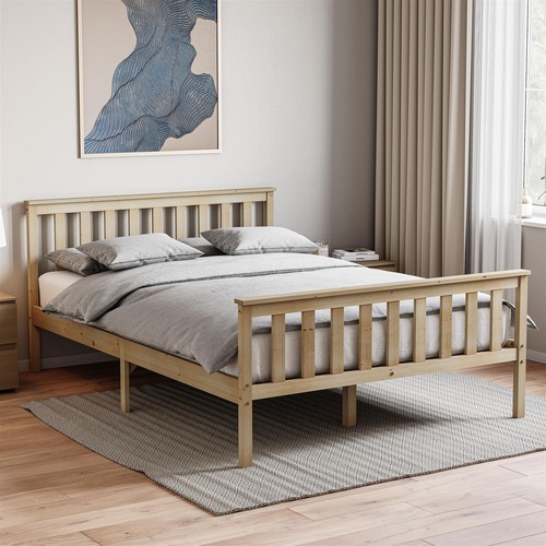 Sale double wooden - double, bed
