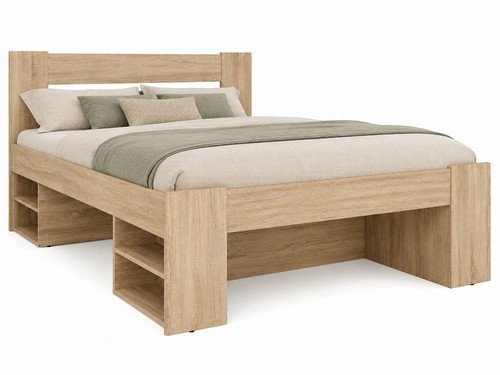 Double bed storage - bed,