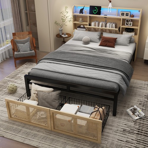 Double bed frame - bed, with