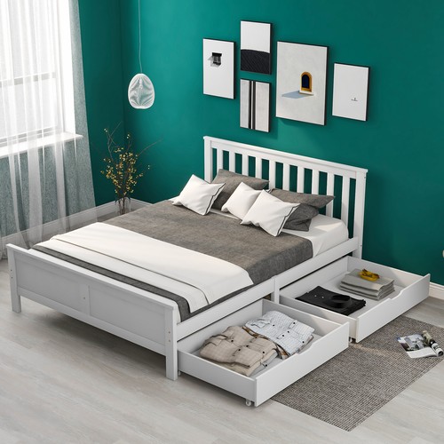 4ft6 double bed - double, frame