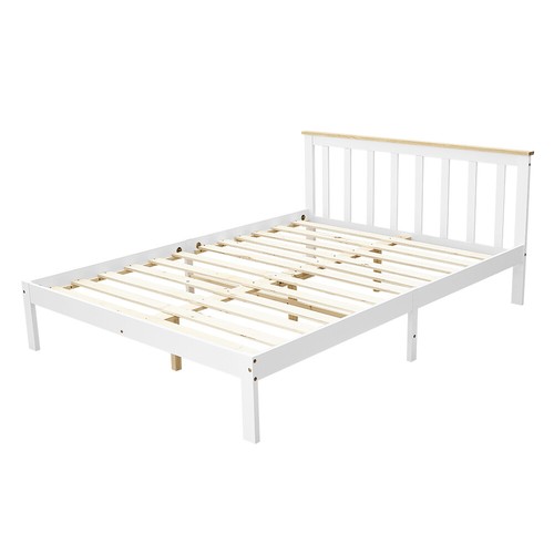 Panana white wood - white/wood, double