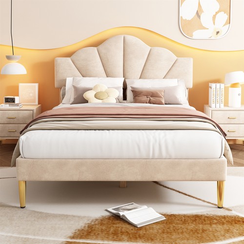 Upholstered 4ft6 double bed - upholstered,