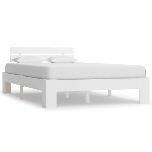 Walplus bed frame white solid - frame,