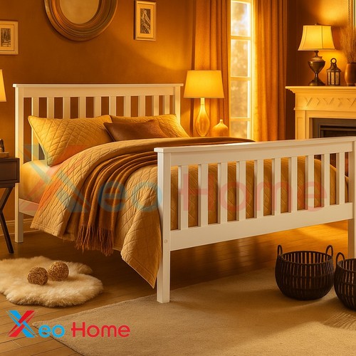 Solid 3ft 4ft wooden - bed, frame