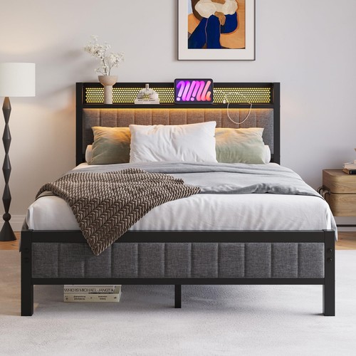 Double bed frame with - double,