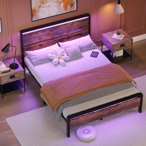 New storage upholstered bed - storage,